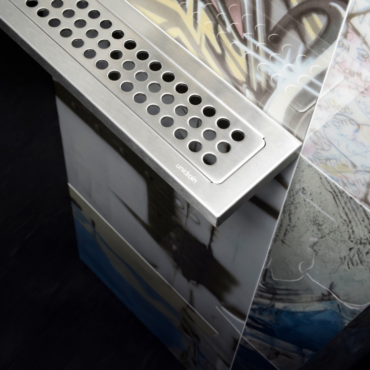 Unidrain Classic såpeskål, rustfritt stål