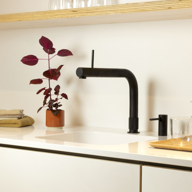 Quooker Front Pro3 køkkenarmatur, kogende vand, sort