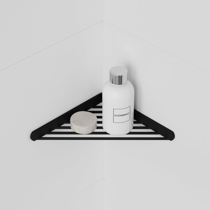 Cosmic Logic duschhylla, matt svart