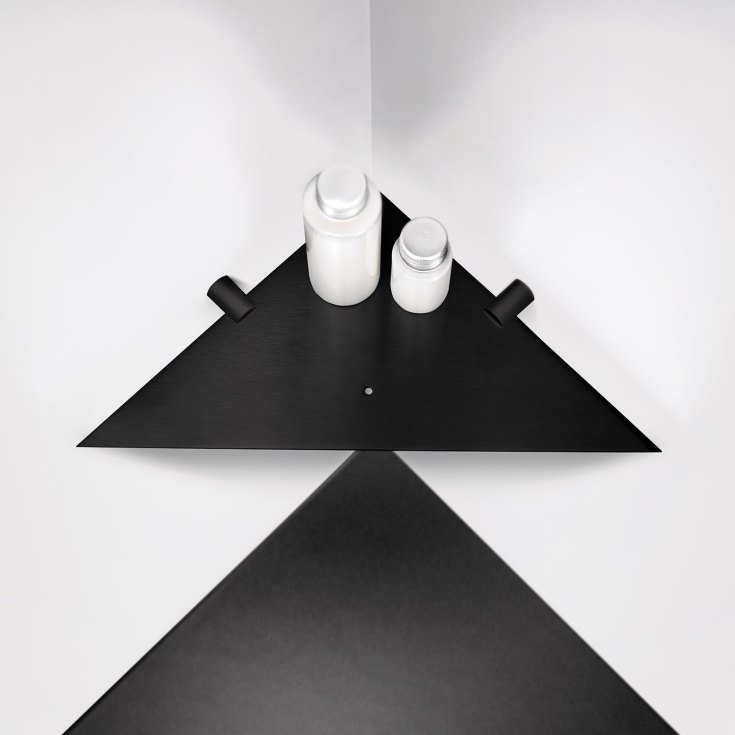 Cosmic Logic duschhylla, matt svart