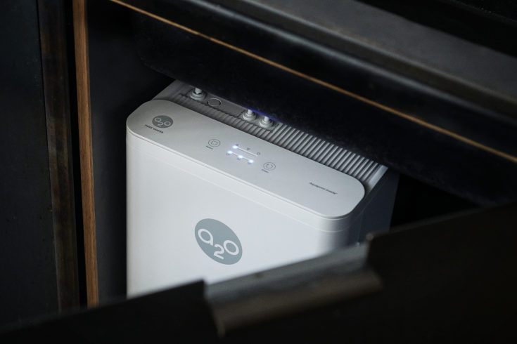 Aquaporin A2O Pure kjøkkenarmatur, filtrert vann, stål