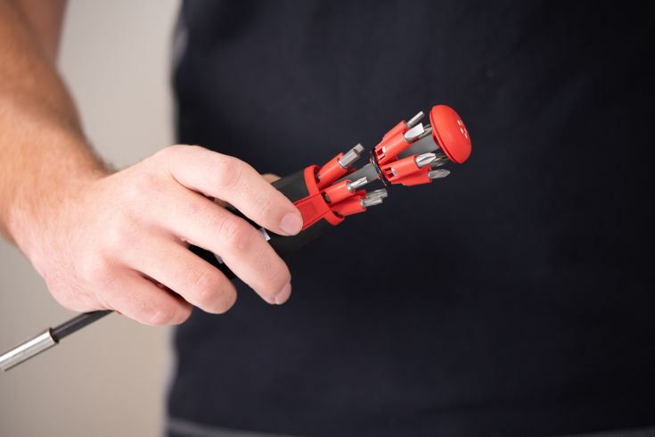 Wiha bitsskrutrekker m. magasin og 12 bits