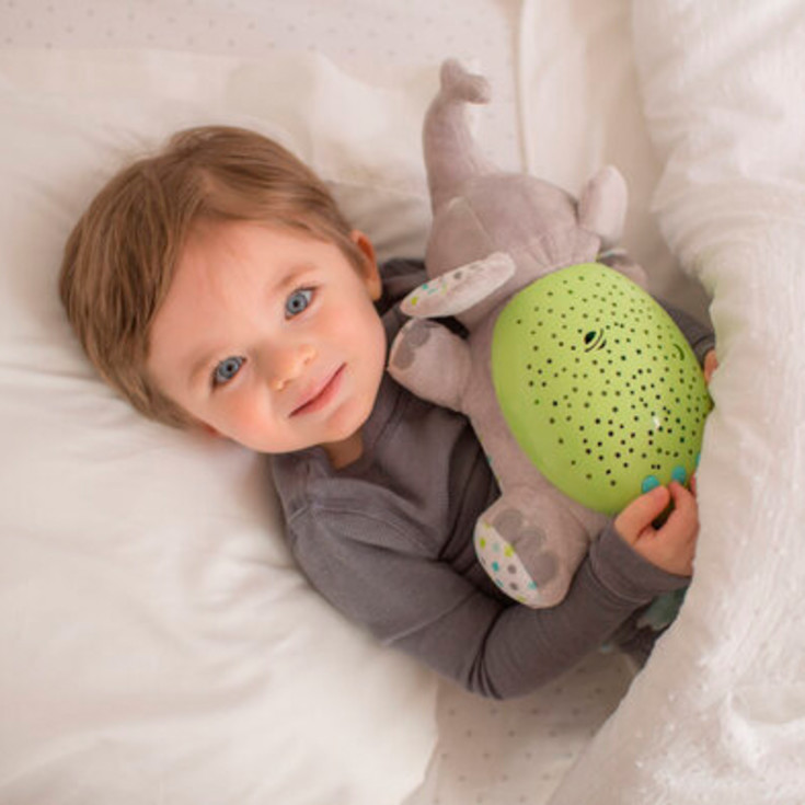 Ingenuity Slumber Buddies elefant bamselampe