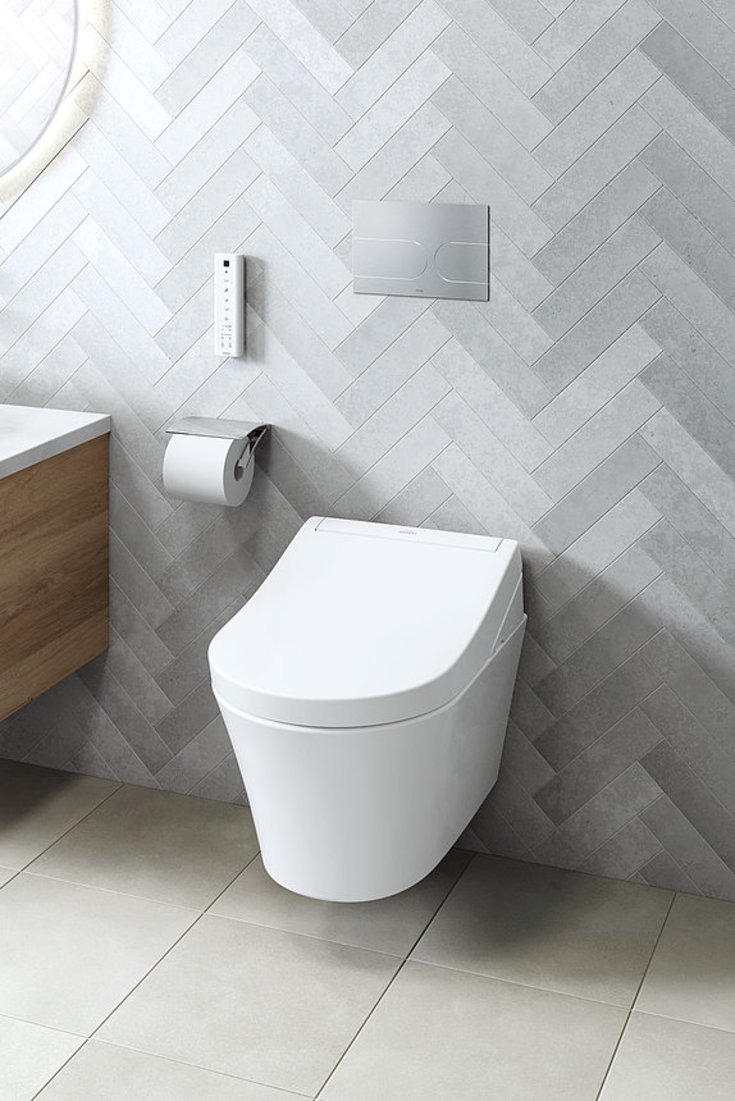 Toto RG Washlet toiletbræt, douche, soft close, hvid