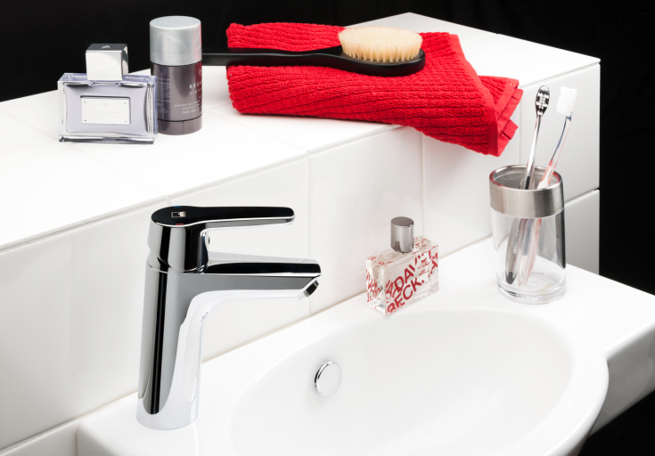 Oras Swea XL 1511F servantbatteri, krom