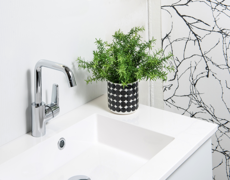 Oras swea 1507F servantbatteri, krom