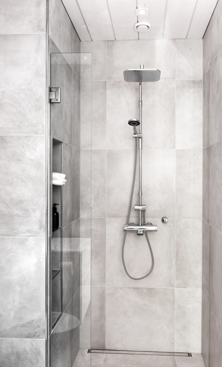 Oras Optima 7193 badekararmatur med dusjsett, krom