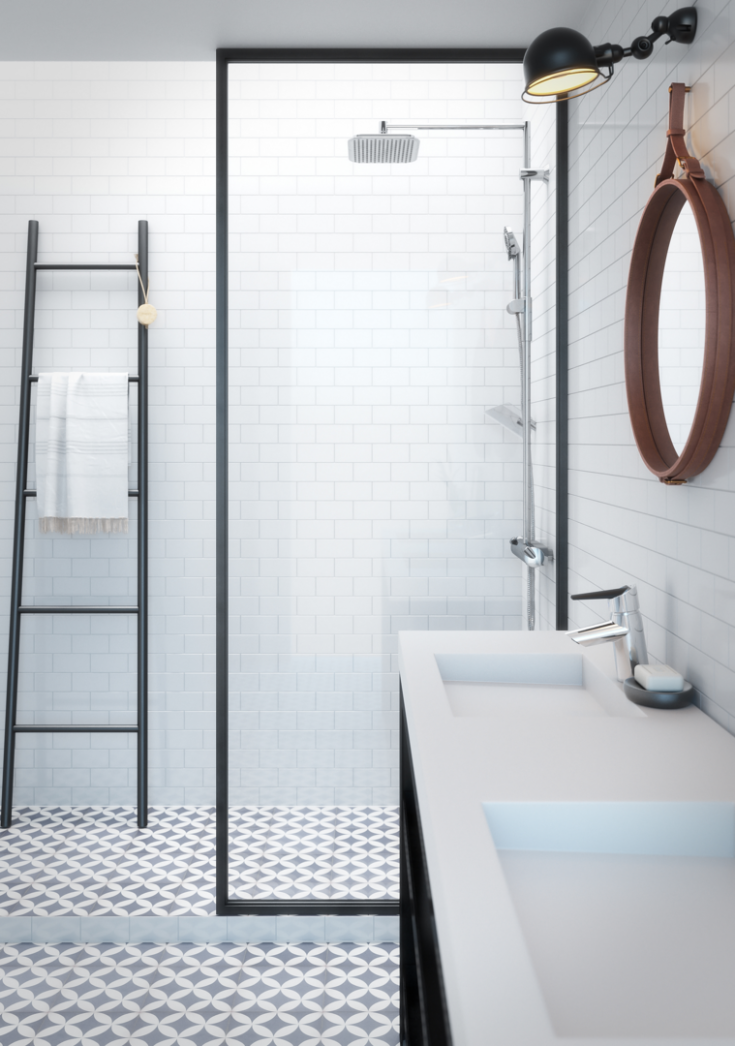 Oras Optima Rain dusjsett, krom