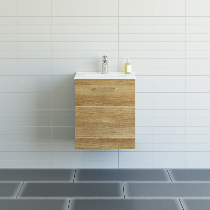 Dansani Mido+ møbelpakke, 51x36,5 cm, venstre, eik