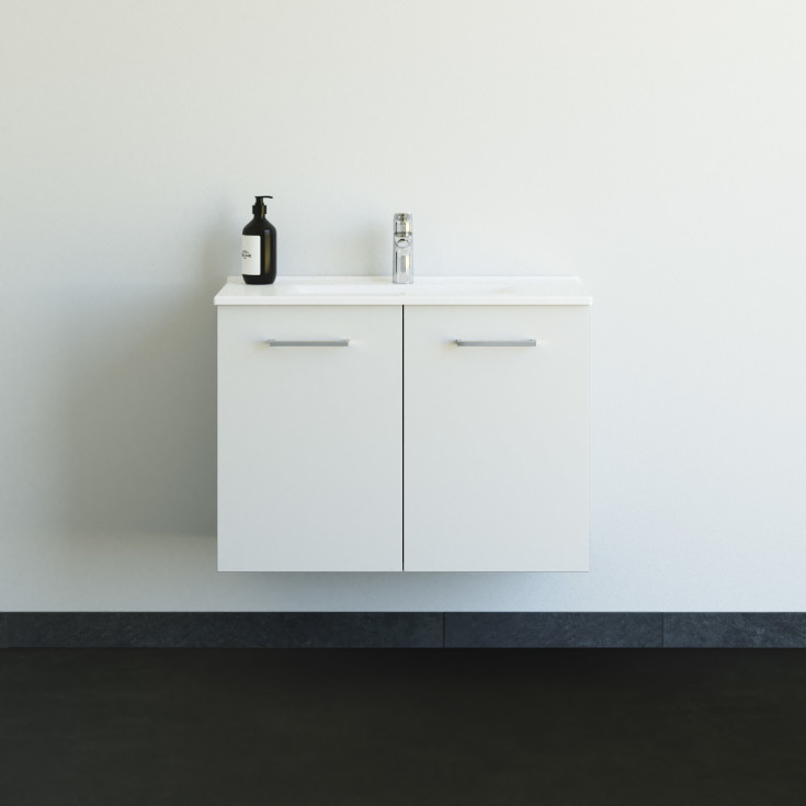 Dansani Mido+ møbelpakke, 81x36,5 cm, matt hvit