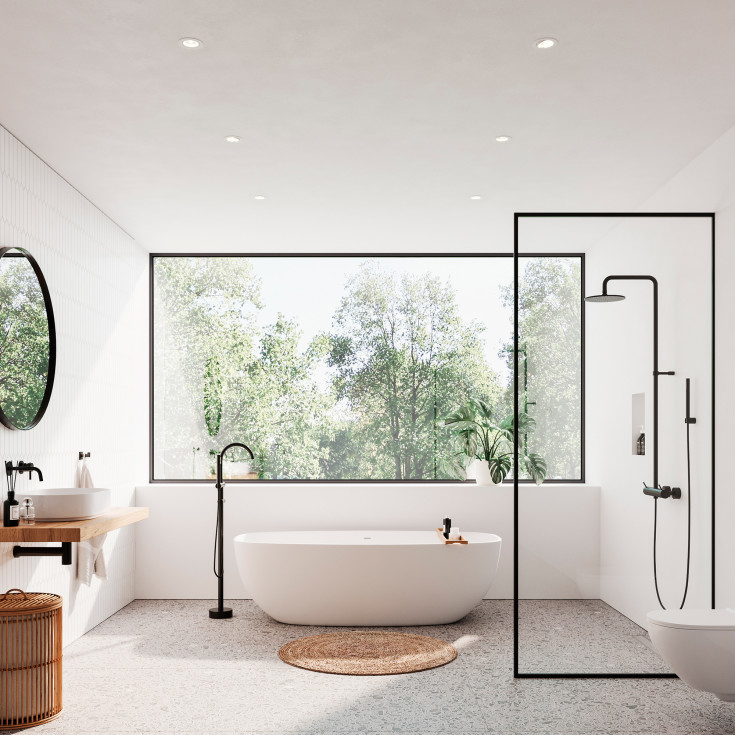 Nordlux Rosalee innfelt spotlight, hvit