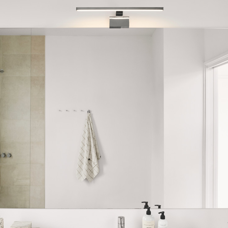 Nordlux Marlee spegellampa, 3000K, krom