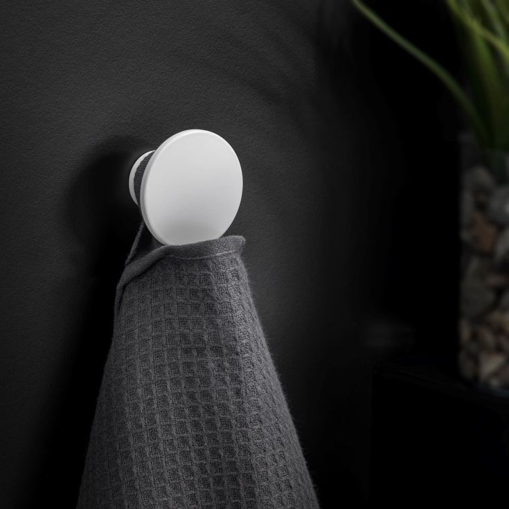 Cosmic BWC håndklædekrog, mat hvid