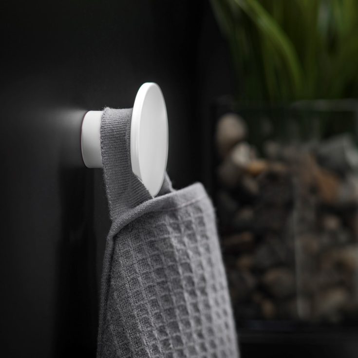 Cosmic BWC håndklædekrog, mat hvid