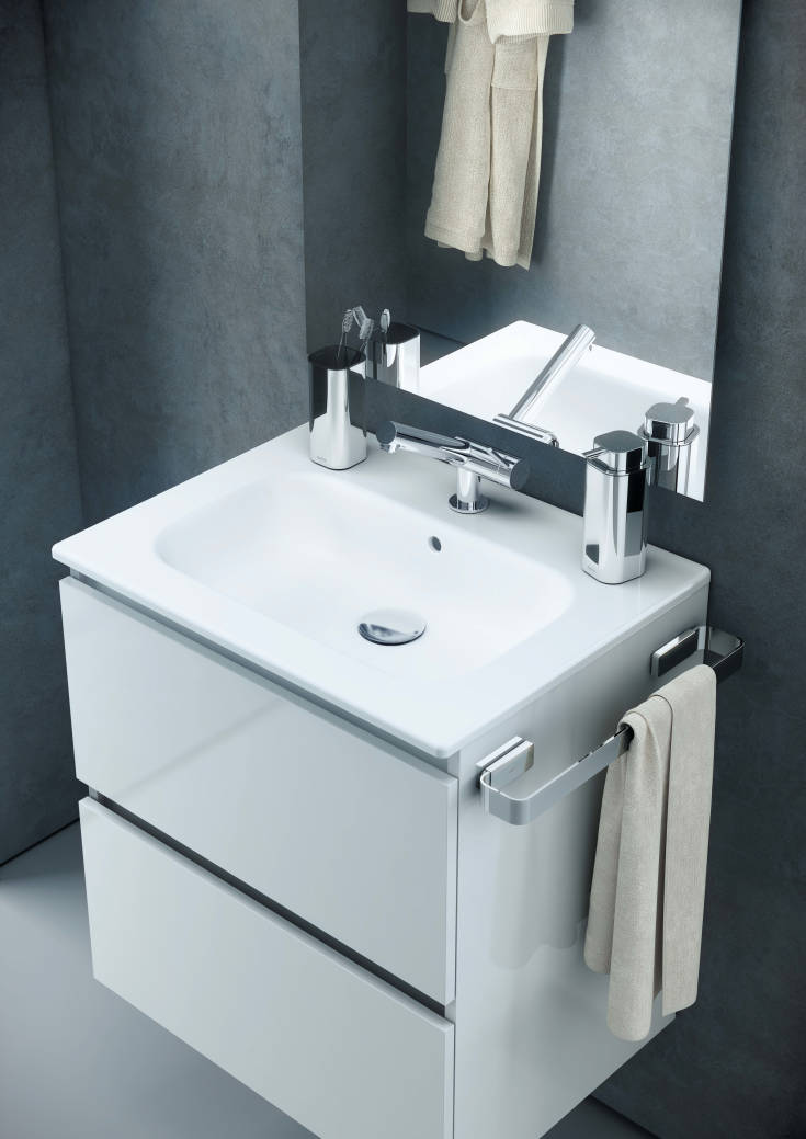 Cosmic LineB+ sæbedispenser, rustfrit stål