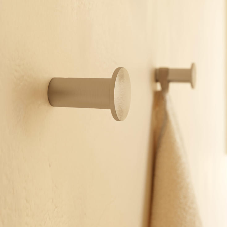 Cosmic Architect håndklædekrog, børstet stål