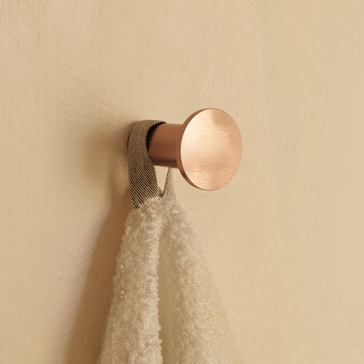 Cosmic Architect håndklædekrog, børstet kobber pvd