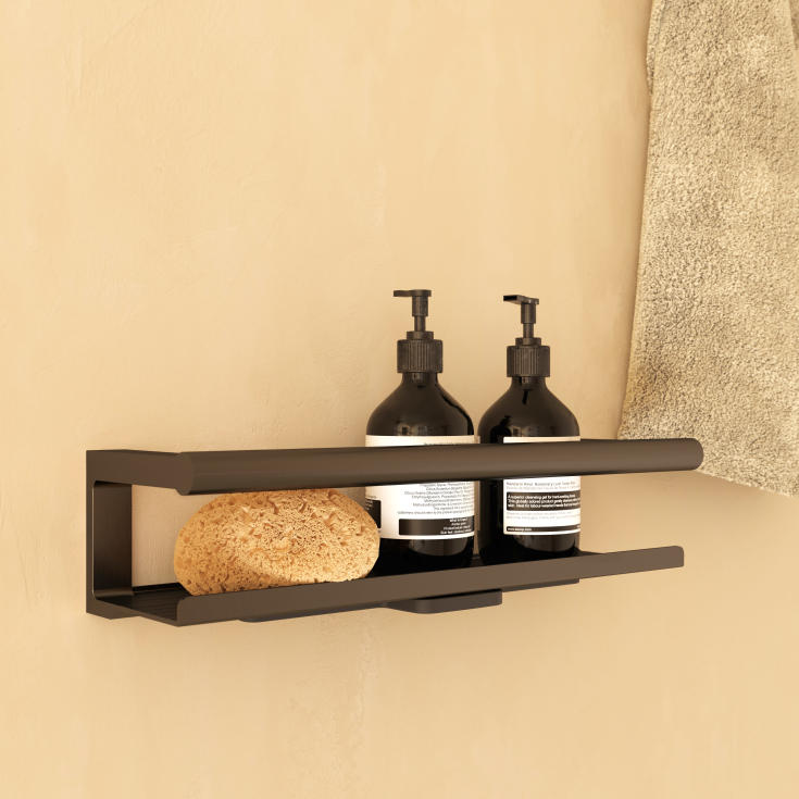 Cosmic Architect S+ brusehylde med bruseskraber, børstet sort pvd