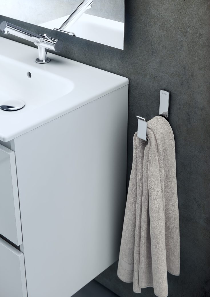 Cosmic LineB+ håndklædekrog, rustfrit stål