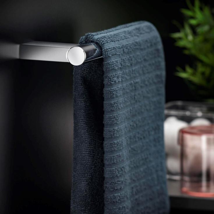 Cosmic Project håndklædestang, 23,5 cm, krom