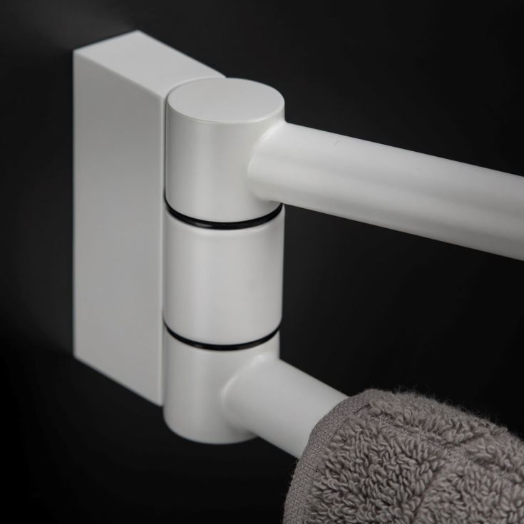 Cosmic BWC håndklædeholder, 41,5 cm, mat hvid