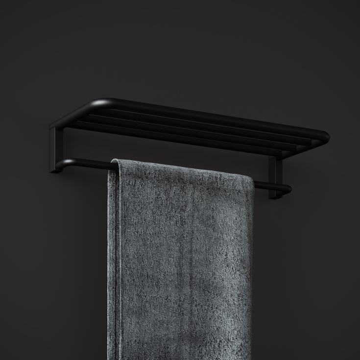 Cosmic BathlifeA hylde, 60x25 cm, mat sort