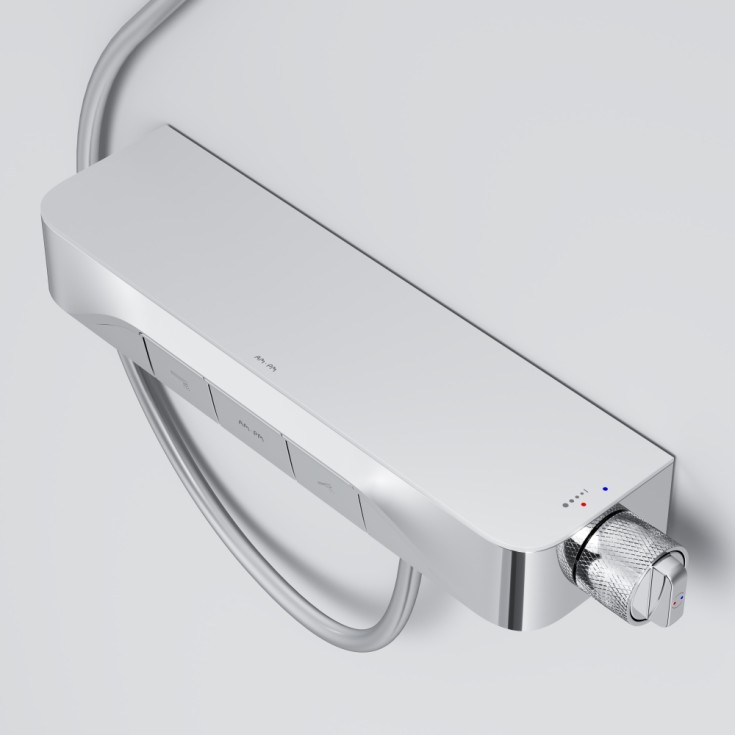 AM.PM Func badekarbatteri, krom