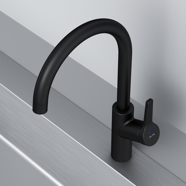 AM.PM X-Joy kjøkkenarmatur, matt sort