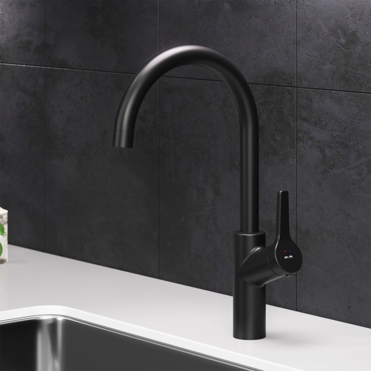 AM.PM X-Joy kjøkkenarmatur, matt sort