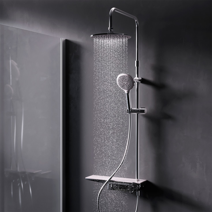 AM.PM Flash duschset, vattenbesparande, krom