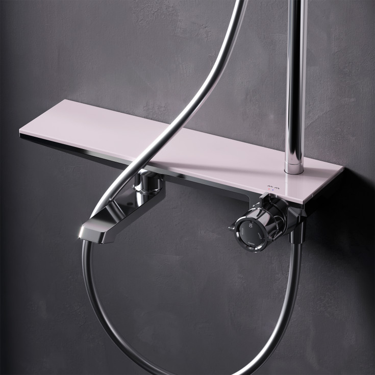 AM.PM Flash duschset, vattenbesparande, krom