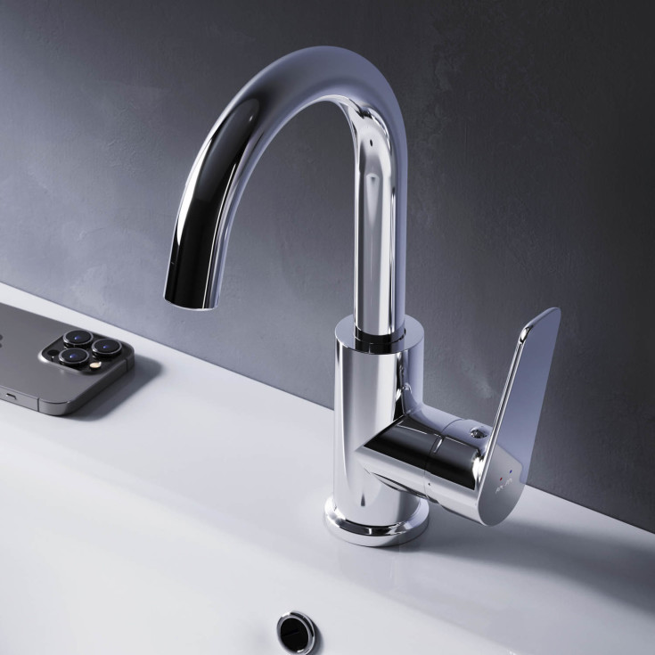 AM.PM Hit tvättställsblandare, krom