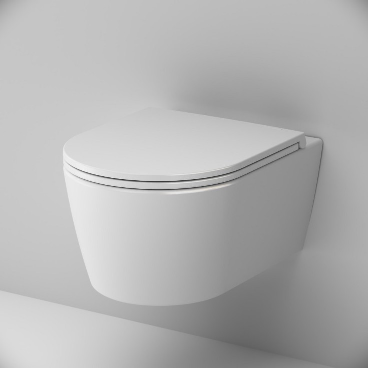 AM.PM Func FlashClean vägghängd toalett, utan spolkant, vit