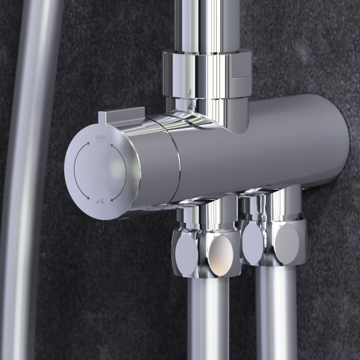 AM.PM Gem dusjsett, krom