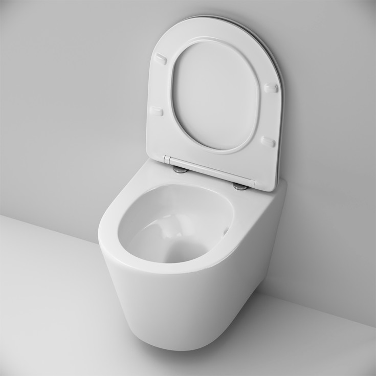 AM.PM Spike FlashClean vägghängd toalett, utan spolkant, vit