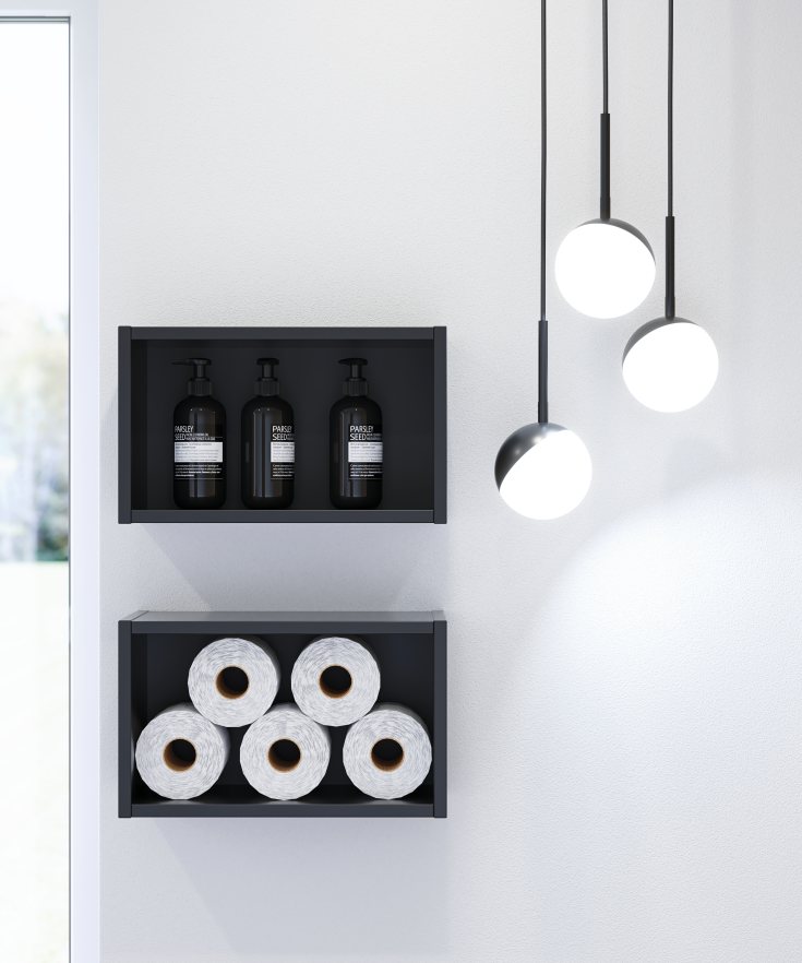 Dansani Bubble pendel, Ø12 cm, sort