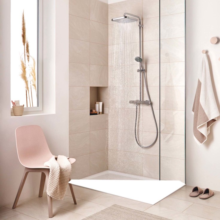 Grohe Quickfix Vitalio Start System 250 Cube brusesæt, krom