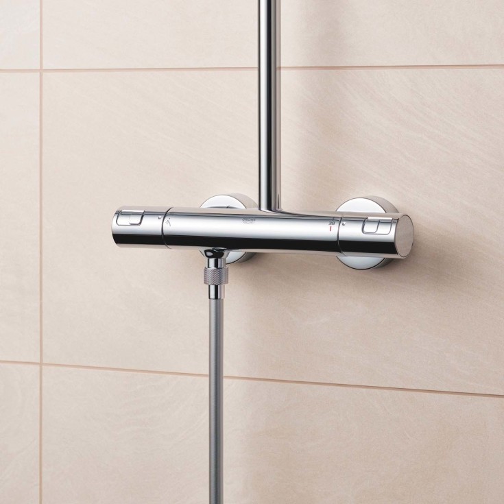 Grohe Quickfix Vitalio Start System 250 Cube brusesæt, krom