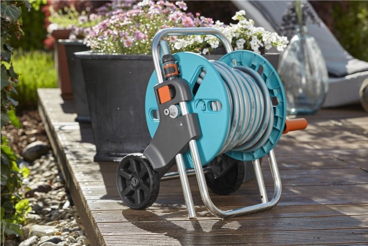 Gardena Cleverroll slangvagn, med slang