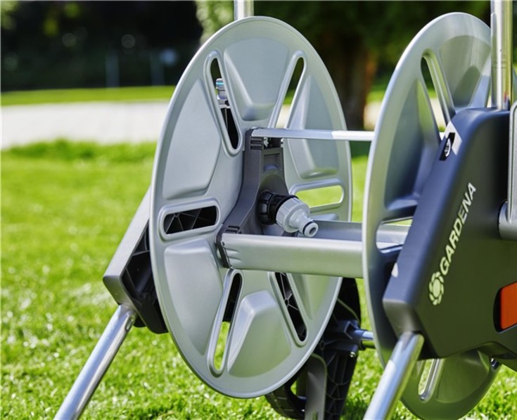 Gardena CleverRoll M slangevogn, metall, høy kapasitet, frostsikker