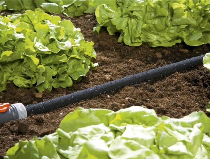 Gardena vanning svetteslange, vannbesparende, reguleringsventil, 15 m