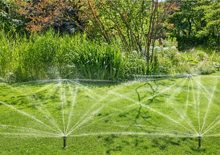 Gardena MD80 pop-up spreder, justerbar rekkevidde, 18–80 m²