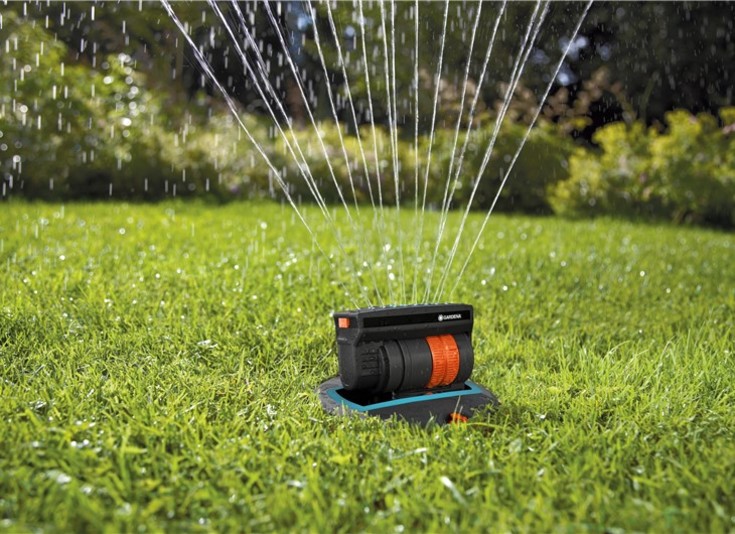 Gardena OS 140 popup-sprinkler, justerbar spredebredde, 2–140 m²