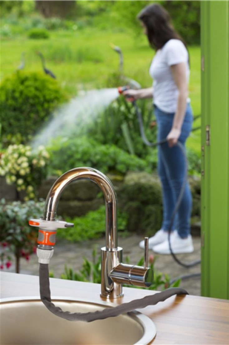 Gardena krankobling, innendørs, frostsikker, M24/M22 gjenge