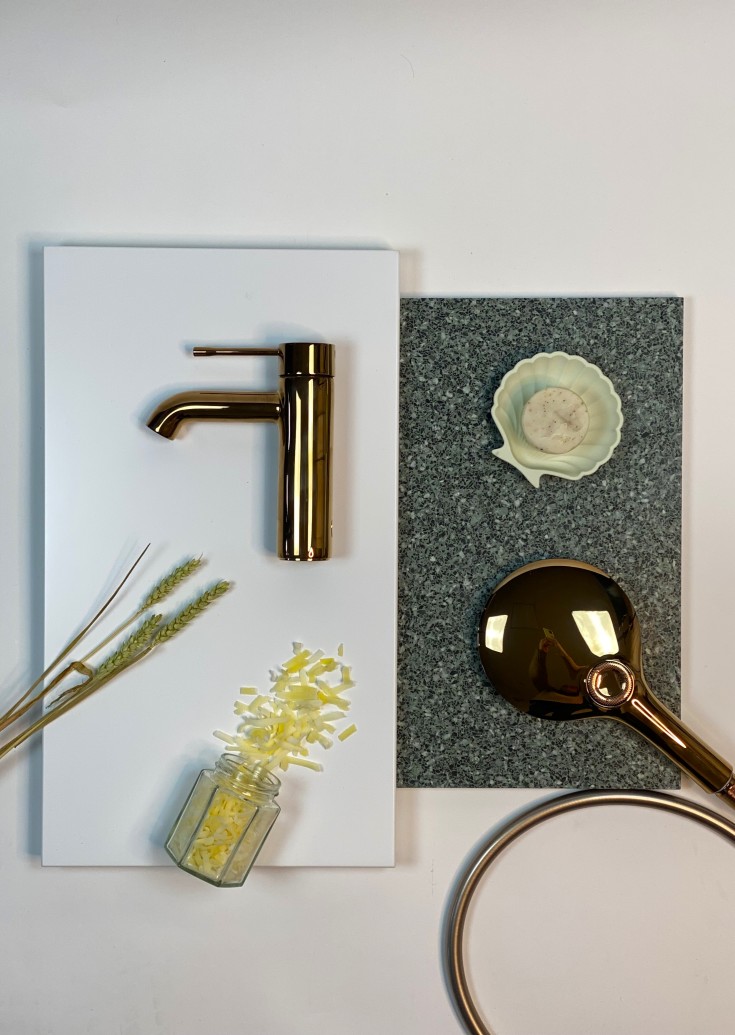 Dansani Mido+ möbelpaket, 51x36,5 cm, vänster, vit högglans