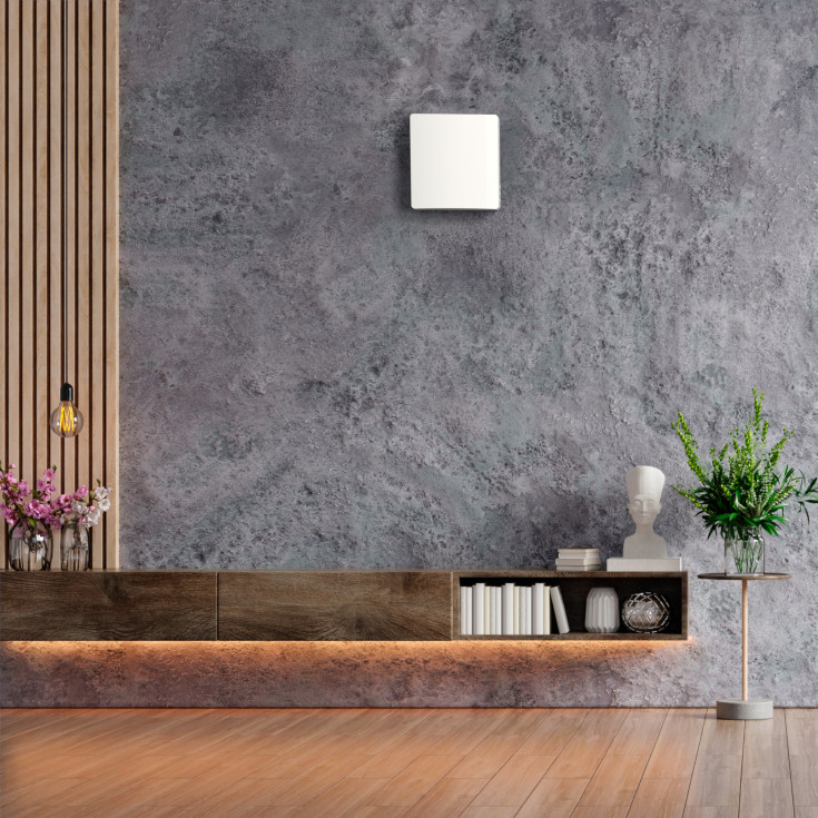 Arida Venti 160 ventilator med varmegenvinding, Ø160 mm, pollenfilter, wifi hvid