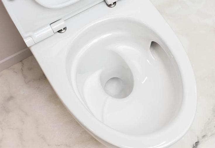 Ifö Spira Art 2.0 toilet, uden skyllekant, rengøringsvenlig, hvid