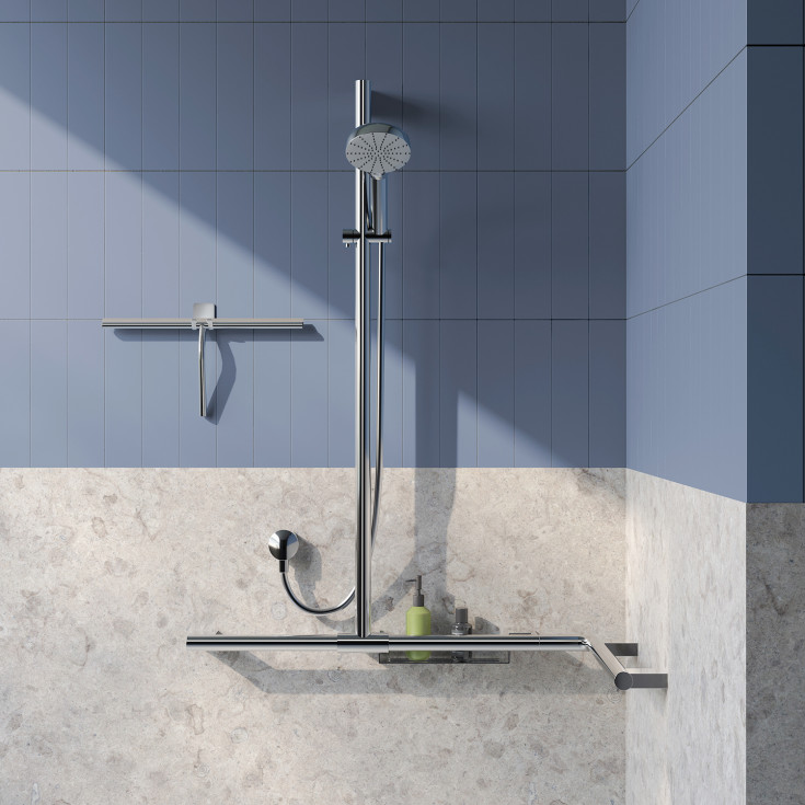 Smedbo Living støttegreb, krom