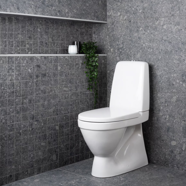 Gustavsberg Oceanic 6600 toilet, hvid