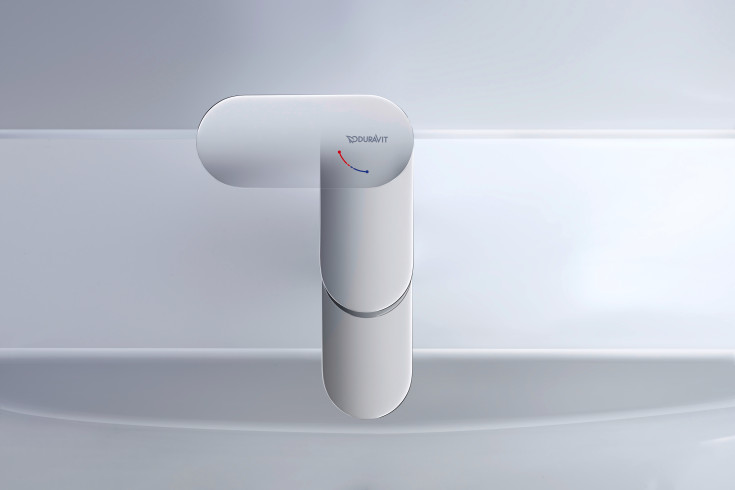 Duravit Waves S tvättställsblandare, krom